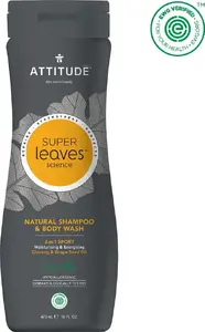 Шампунь и гель для душа 2 в 1 Attitude SPORTS MEN 473 мл