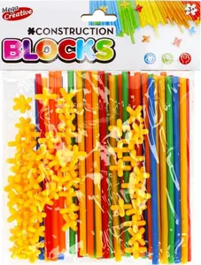 Конструктор-трубочки Mega Creative KLOCKI KONSTR SLOMKI 20x27 шт. - набор для сборки