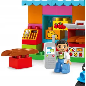 Construction Blocks Set Bounn Klocki - Café Playset, 49 Pieces