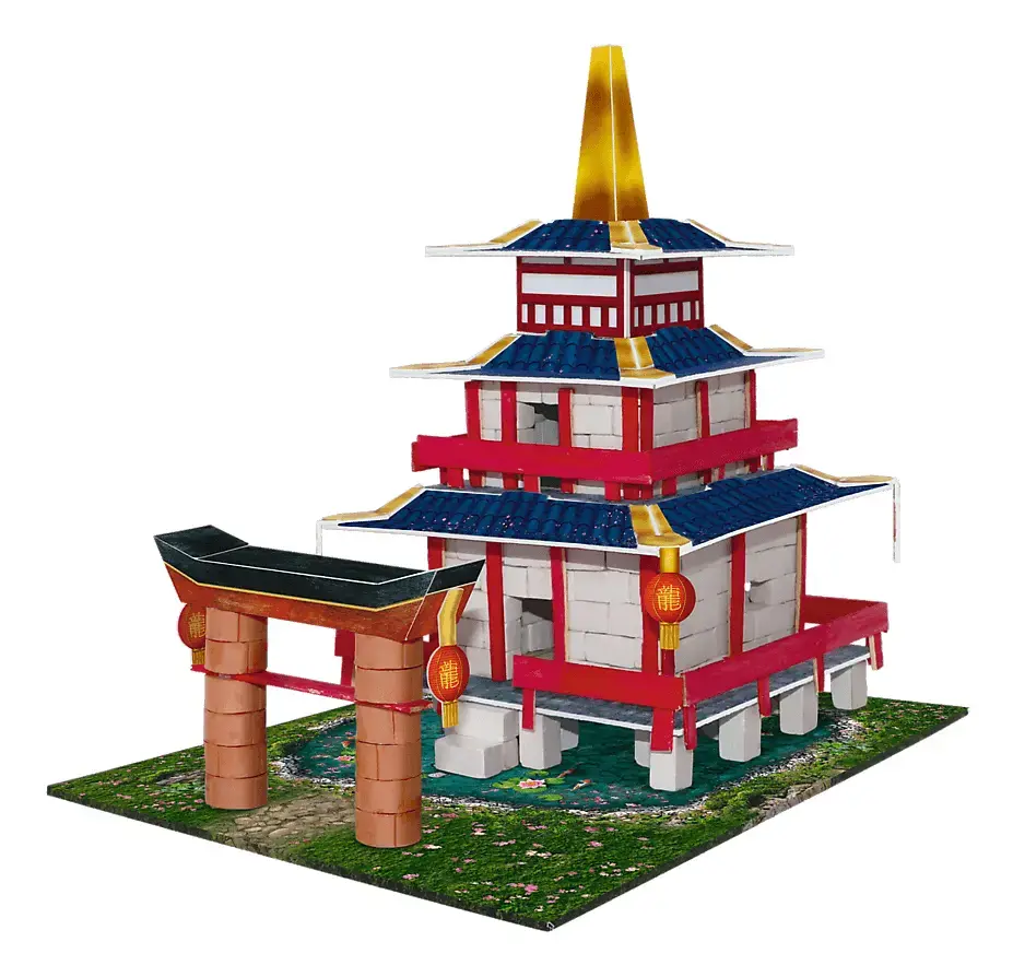 Trefl Brick Trick Travel - Pagoda 61914 Photo 2