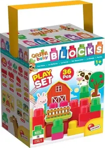 Construction Bricks C building set, Lisciani — educational toy bricks (model 304-78530)