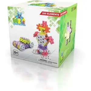 Construction toy set KeyCraft 200 pieces, model 262064, assorted building blocks