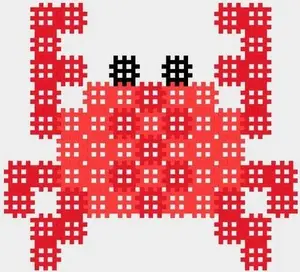 Marioinex Micro Waffle 80 элементов Krab — модель 416366