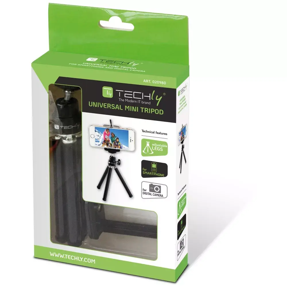 Штатив Techly Universal Portable Tripod for Selfie I-TRIPOD-UN Photo 2