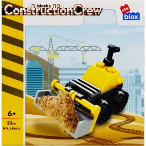 Construction Blocks Set ALLEBLOX AB5013 — 22 pieces, assorted bricks, pack size approx. 7×7×5 cm