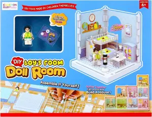 Building Blocks Set mega creative EB6788-5 — construction toy for boys, assorted plastic pieces, box size 35×27×6 cm