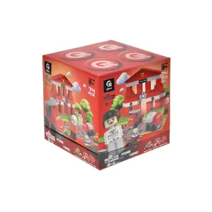 Construction Blocks Blocki Block&Steps Straż pożarna — children's building set, fire station theme