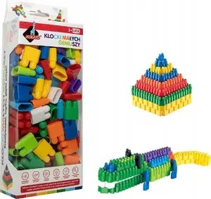 Building blocks set ASKATO Askato Klocki małych geniuszy - Cegiełki