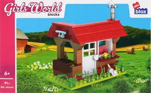 Construction Blocks ALLEBLOX Girl House set, 91 pieces, dimensions 27×17×5 cm