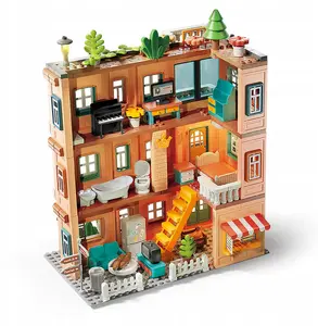 Construction Blocks Villa set 382 pieces – No name, model FLT1803