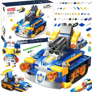 Konstruktoru klucīši karavīra tanks DK modelis FL1674 — 174 detaļas