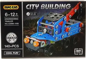 Construction Blocks Adar 140 pieces — building set for creative play, assorted shapes and colors
