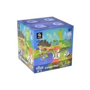 Конструктор NoboKids Block&Steps Kraina dinozaurów — набор детских строительных блоков
