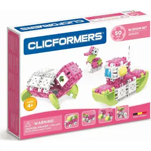 Construction set Clics Clicformers Blossom 50 – 50-piece building toy set