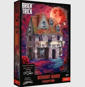Brick Trick construction set TREFL Upiorna Krypta model — spooky crypt building kit with bricks and instructions