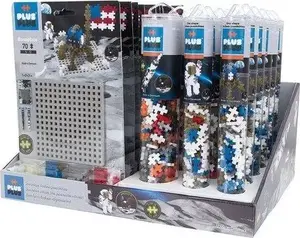 Конструктор plus plus PLUS TUBY KOSMOS – 16 туб с 10 подставками