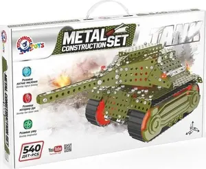 Металлический конструктор Technok 540 деталей — металлические детали и крепления для моделирования