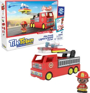 Cobi Tile Town Fire Truck building set - Tile Town series, model 90314