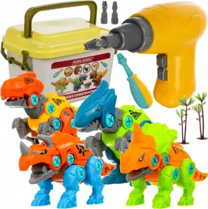 Construction set Kruzzel model 24723 — dinosaur building kit, parts set