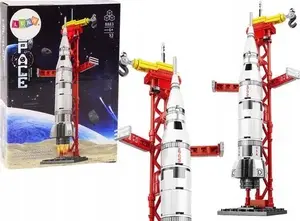 Конструктор LEANToys 18315 — Космический корабль / Ракета, 93 детали