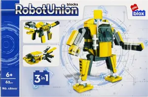 Construction Blocks ALLEBLOX Robot set, 62 pieces, dimensions 15×10×5 cm