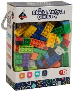 Construction Set ASKATO Klocki Małych Geniuszy Basic 240 pieces