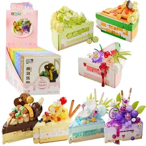 Construction Blocks LEANToys Torcik Tort Deser Dekorowany — set of 292–357 pieces