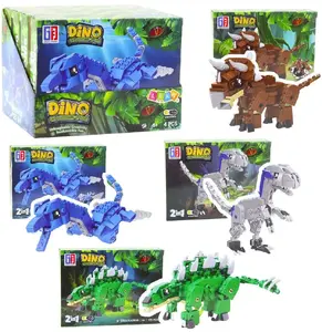 Konstruktoru komplekts LEANToys Dino Robots 2 in 1 — 148–175 detaļas