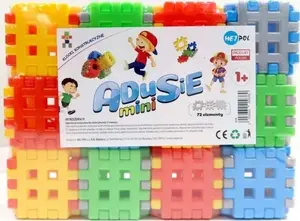 Konstruktors Czako ADUSIE MINI 72 detaļas — bērnu būvēšanas komplekts