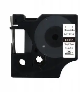 Vinila etiķešu lente D1 12 mm x 5,5 m, nomaiņa DYMO S0718600 — XXX_TF1 (TelForceOne)