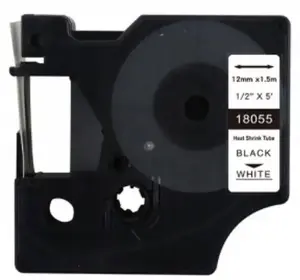 Termosaraujoša caurule etiķešu printerim XXX_TF1 (TelForceOne) D1 18055 12 mm x 1,5 m