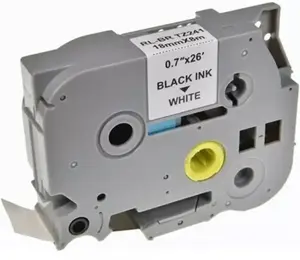 Label tape Brother TZe-241 18 mm x 8 m black on white replacement