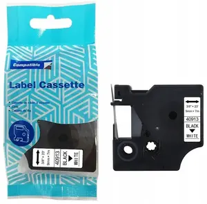 Label tape Dymo D1 40913 9 mm x 7 m (black on white) replacement