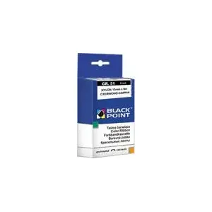 Ribbon Cartridge for Dot Matrix Printer BlackPoint KBPGR51CZ — black, pack of 6