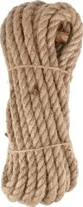 Natural Jute Cord 12 mm × 10 m, D.Rect Lina jutowa