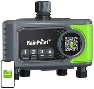 4-зонный WiFi контроллер полива Aptel HTV405FRF, 4 выхода на клапаны, Wi‑Fi