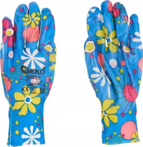 Garden work gloves GEKO G73507 women's size 6 — pack quantity 12/300