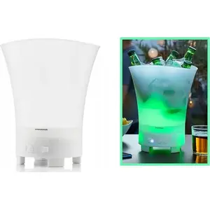 Container with Ice and Speaker by InnovaGoods (portable cooler with built-in speaker)