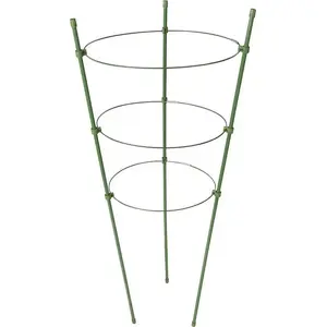 Plant support ring Chomik TYRP120 — 120 cm circular plant support for stems and climbers