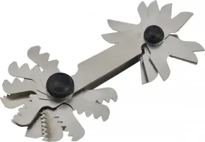 Thread Gauge Comb AWTools AWTOOLS SPRAWDZIAN 60° for Metric Threads, 24 Templates, 0.25–6.0 mm