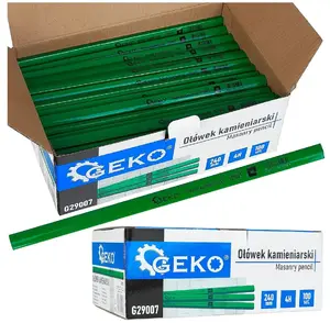 Akmens kalēja zīmulis GEKO 240 mm 4H — 100 gab. izstādes kastē
