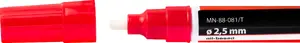 Eļļas būvmarķieris Expert+ MN-88-081/T, sarkans, tūbiņa, 2,5 mm uzgalis, 10 ml