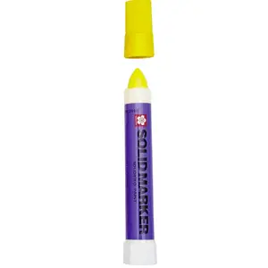Sakura Solid Original marķieris 1 pcs Lodes gals Dzeltens