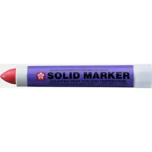 Marķieris Sakura Solid SKXSC19RT — sarkans augstas temperatūras izturīgs marķieris rūpnieciskai lietošanai