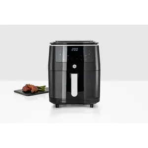 OBH Nordica FW2018S0 taukvāres katls Viens 6,5 L Atsevišķs Karstā gaisa fritētājs Melns