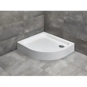 Shower tray Radaway Sirios E semi-circular corner 90×80 cm (SBE8917-1L)