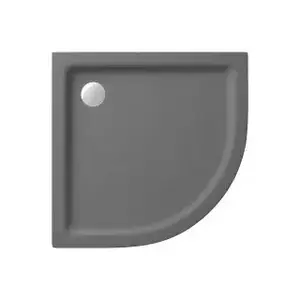 Shower Tray CERSANIT TAKO semi-circular 90×4 cm, grey matte