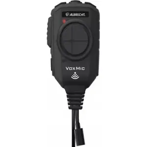 Microphone for Albrecht CB Radio VOX V2 with 4‑pin connector and built‑in battery