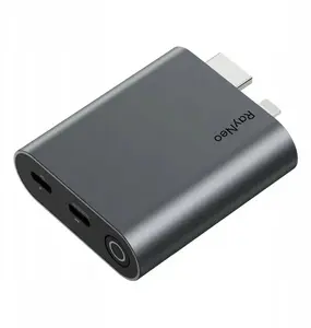 DELTACO HDMI to USB-C Adapter for Charging AR Glasses (model 56776-0)