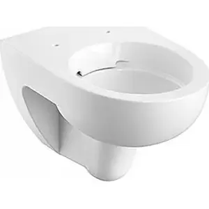 Унитаз-чаша GEBERIT Nova Pro подвесной короткий безободковый овальный, белый